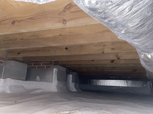 Soda blasting is gentle and leaves wood looking clean and mold free.
