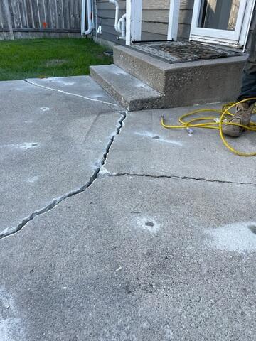 During: Our Foreman, Charlie, and his crew worked hard to secure all the products throughout the concrete.