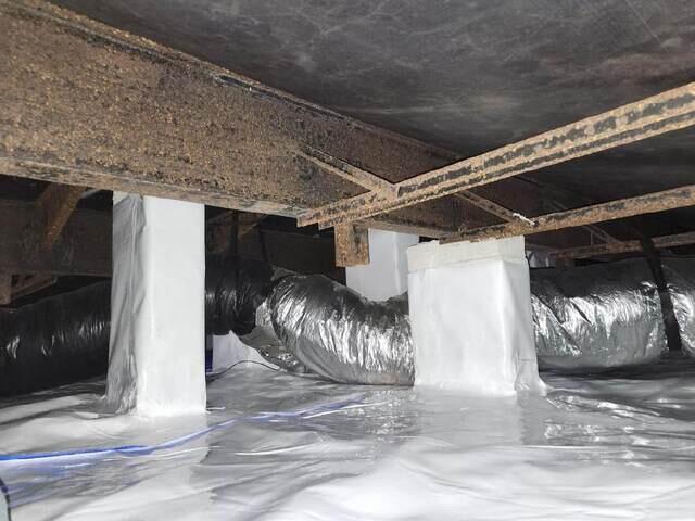 A Crawl Space Encapsulation system encompasses all Southeast Foundation and Crawl Space Repair's waterproofing, dehumidification, and vapor barrier technologies into a comprehensive solution to permanently relieve your crawl space moisture problems.