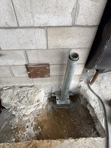 Push Piers Driven into Soil