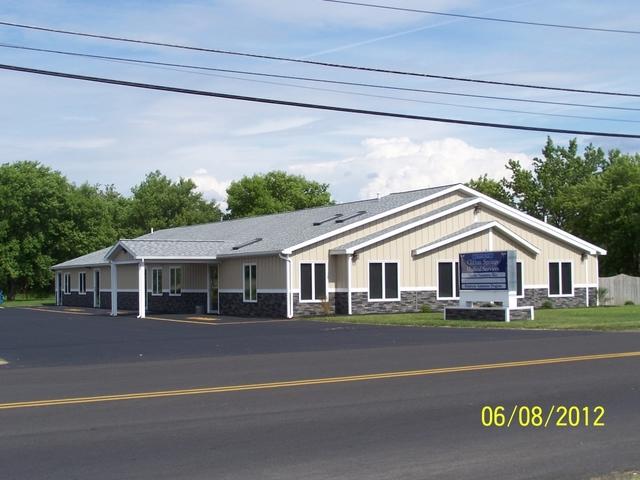 Here, we see Dr. Nakamura's office in Clifton Springs, NY. We designed a complete renovation to meet code and the doctor's needs.