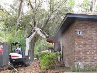 Helical pier installation