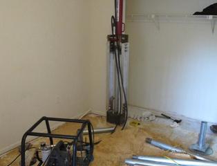 Slab pier installation