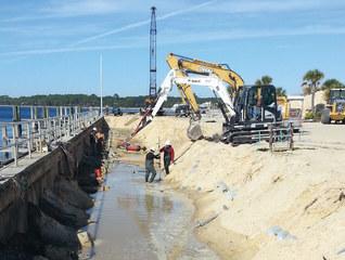 Marina Seawall Stabilization