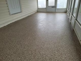 Durable Floor Coating for Covered Porch in Pacific, MO