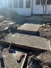 Progress image of the top step after injection.