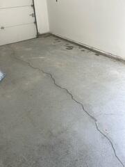 After image showing the lifted, stabilized and sealed crack.