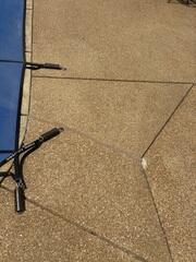 Concrete lifted and leveled.