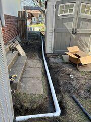 Discharge Line extended far from the home's foundation