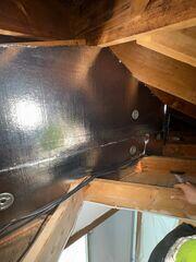 Part of the SilverGlo™ wall we installed.