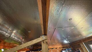 The space underneath the three-season room.