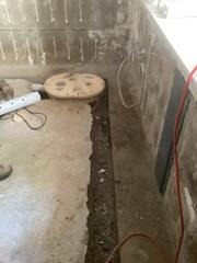 Getting the drainage system installed is important in maintaining a dry and healthy basement.