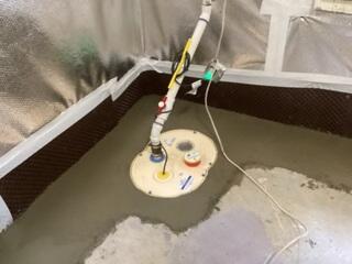 Now that the basement is fully waterproofed, the homeowner is ready to finish the walls and add more usable space to their home.