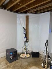 Waterproofing a Damp Basement in Moorestown, NJ