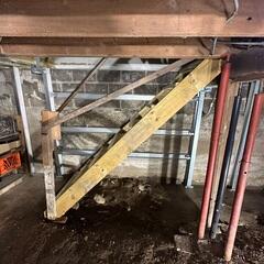 Reinforcing a Bowing Basement Wall in Olyphant