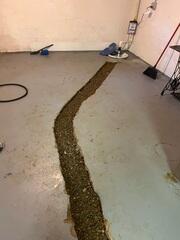 During: Our Foreman, Isael, and his crew installed the WaterGuard and replaced the old sump pump with the TripleSafe.