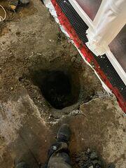 Basement waterproofing in Saint-Camille, Quebec