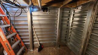 EverBrace Wall System: This system will stabilize this wall forever.