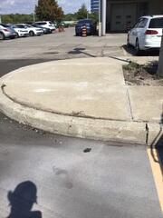 The sidewalk is now perfectly level and seamless, eliminating the safety hazard and restoring a professional, clean look to the property.