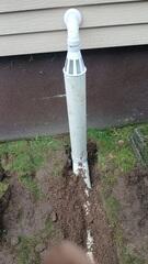 Lastly, our IceGuard Discharge Line was installed to ensure water can safely exit the home even if the exterior discharge line freezes, preventing backups and maintaining year-round drainage performance.