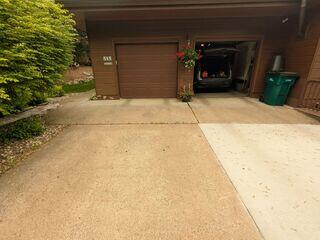 Before: Our Design Specialist, Kyle, traveled to the home to take a closer look at the sinking sidewalk.