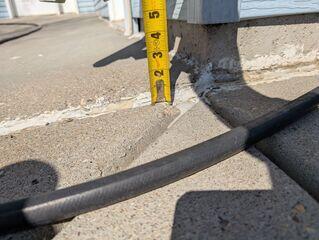 Mandan, ND, Sunken Driveway Repaired