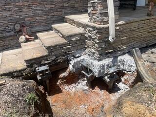 Porch Stabilization in Madisonville, TN
