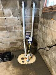 We installed our TripleSafe for reliable, multi-level water removal, this pump system ensures continuous basement drainage, even during power outages or heavy rainfall, preventing water damage and mold growth.