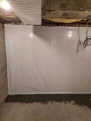 After: the crew installed CleanSpace and WaterGuard at the area