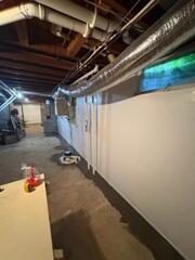 After: The homeowner was given peace of mind knowing their basement was properly repaired.