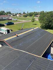 Examples of the full coverage Ice and Water barrier on Bernie's roof