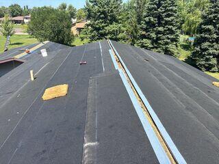 Examples of the full coverage Ice and Water barrier on Bernie's roof