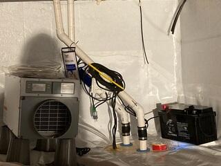 After: The homeowner was given peace of mind knowing their crawl space was properly encapsulated.