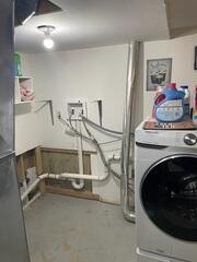 The room before our sump pump system is installed.