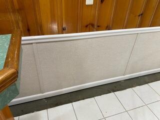 We replaced damaged lower basement walls with EverLast Wall Panels, moisture-resistant, mold-proof panels that not only protect against future seepage but also give the space a clean, finished appearance.