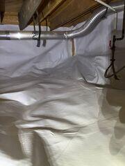 Crawl space insulation in Saint Thomas, Quebec