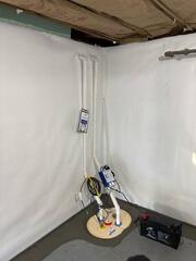 The TripleSafe Sump Pump now works as the heart of the basement's waterproofing system, protecting the home from flooding, even during power outages.