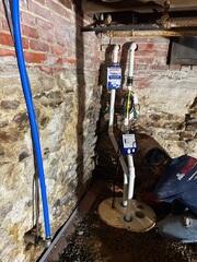 The crew installed TripleSafe to provide lasting protection against water intrusion by combining multiple drainage technologies. This system ensures maximum efficiency in channeling water away from the foundation, reducing the risk of leaks, mold, and structural damage in the crawl space.