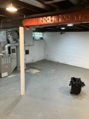 This basement in Clifton experienced regular water seepage every time it rained.
