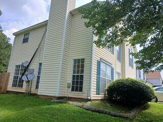 Gutter falling off home before