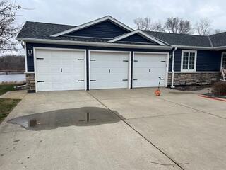 The concrete slabs along the driveway have begun sinking