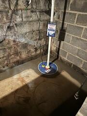 The SuperSump Premier Sump Pump was added for its high-performance reliability, ensuring efficient water removal and protecting the basement even during heavy rains.
