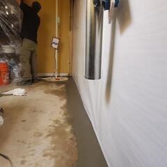 Waterguard and Cleanspace installed in the basement of the property