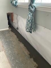 Installed to intercept and manage groundwater seepage at the wall-floor joint, our WaterGuard System provides a reliable, clog-resistant solution to keep the basement dry and protect the foundation from moisture damage.