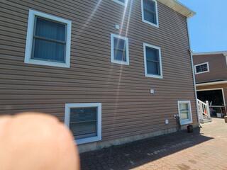 Lastly, we installed a DryerWallVent® over each one of the exhaust vents.