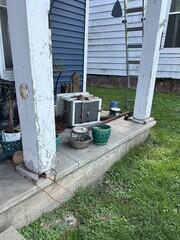 These old pillars were crumbling away with age.