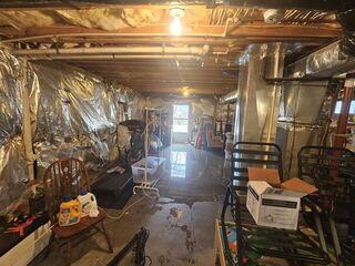 This photo of a completely flooded basement in Takoma Park, MD, underscores the importance of reliable basement waterproofing. Heavy storms left this space unusable and at risk for long-term damage