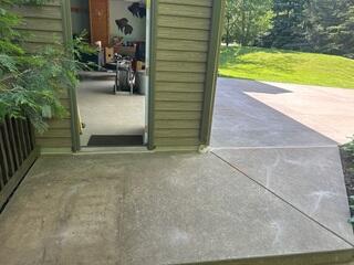 The crew lifted the concrete with PolyLevel and sealed the joints with NexusPro