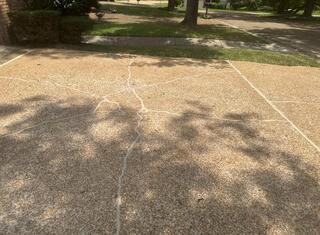 Another image of the driveway.
