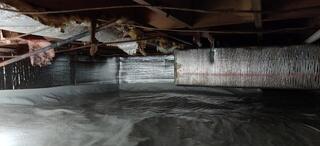 Installed to improve energy efficiency and resist moisture, SilverGlo creates a thermal barrier that helps regulate temperature while preventing condensation on crawl space walls.
